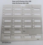 5-PACK Lot Paper Desi Label Strip Partner Mls 18D Phone Avaya At&t Lucent. Fixed Price $7.46.