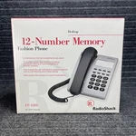 Vintage Radio Shack Desktop Fashion Pewter Corded Telephone ET-3205. Fixed Price $5.40.