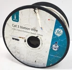 Ge CAT3 Station Wire 170FT 2-PAIR Cmx Indoor/outdoor White 24AWG 4-CONDUCTOR. Fixed Price $35.00.