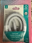 Jasco Power Gear 76122 Coil Cord White 25' Replacement Handset New Freeship. Fixed Price $9.50.