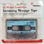 Radioshack Duofone 45-MINUTE Leaderless Incoming Message Tape Nos Vtg. Fixed Price $13.95.