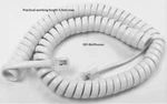 2-PACK Bright White 9FT Southwestern Bell Freedom Phone Handset Cord Curly. Fixed Price $9.49.