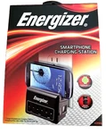 Energizer Smartphone Charging Station Surge Protection, Nightlight (black). Fixed Price $21.98.