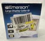 Emerson EM-60 Large Lighted Display Talking Caller Id Voice Number Memory. Fixed Price $44.99.