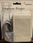 Radio Shack External Telephone Ringer Extra Loud Adjustable Volume 43-175B. Fixed Price $29.99.