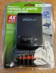 Powerline Universal Ac Adapter With Usb #90334. Fixed Price $19.99.