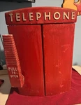 Vintage Red Fire Alarm Street Emergency Telephone Call Box Station. Fixed Price $300.00.