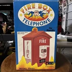 Vintage Box Telephone Randix Model FB-911 Firefighter Wall Mount Open. Fixed Price $75.00.