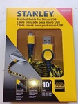 Stanley 10' Braided Cable For Micro-usb. Fixed Price $9.95.