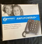 New Geemarc AMPLIPOWER60+ Multifunction Amplified Telephone Speaker Black. Fixed Price $74.95.