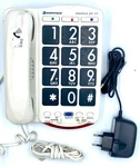 Clarity JV35W 76557.101 50DB Phone Large White Keys. Fixed Price $16.00.