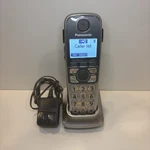 Panasonic KX-TGA470S Phone & Dock Cradle PNLC1029 Ya With Belt Clip Silver. Fixed Price $23.69.