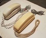 Lot 2 Landline Telephone Phones Push-button Off-white Ge & Southwestern Bell. Fixed Price $11.99.
