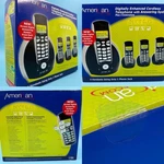 American Telecom RA2184BB 1.9 Ghz Four Handsets Single Line Cordless Phone. Fixed Price $49.00.