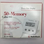 Radio Shack 50-MEMORY Caller Id 43-936 White Nib Line Display. Fixed Price $24.99.