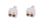 2 Pack Monster Cable Just Hook It Up Line Phone Adapter. Fixed Price $10.99.