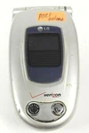 Lg VX6000 - Silver And Blue ( Verizon ) Cellular Flip Phone. Fixed Price $5.09.