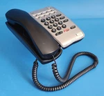 Nec DTR-1HM-1 Black Single Line Analog Button Phone Stock No. 780025. Fixed Price $25.50.