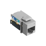 Hubbell NSJ6GY, Gray, 8-POSITION, Single, Voice/data Modular Jack, 1PC. Fixed Price $10.40.