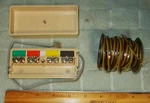Vtg Telephone Junction Box Cei 7M1-101 4 Area Hook Up, Small Spool / Wire. Fixed Price $24.88.