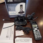 New Open Box Clearsounds A100 Big Button Amplified Cordless Phone & Ans Mach B8. Fixed Price $34.95.