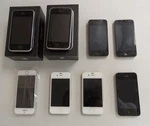 Lot Of (8) Apple Iphone's Black/white 4S 3G A1241,A1332,A1387,A1453 Parts Repair. Fixed Price $49.95.