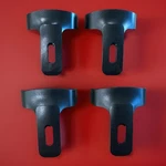 *lot Of 4* Panasonic PNKE2125 Black Belt Clip For KX-TGE660 KX-TGE662 KX-TGE663. Fixed Price $20.00.