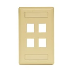 Hubbell Premise Wiring IFP14EI Wall PLATE,4 Port 6MH84. Fixed Price $5.52.