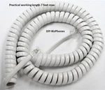2-PACK Bright White 12FT Panasonic Phone Handset Cord KX-T3000 Easa Series. Fixed Price $10.49.
