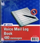 Adams Voice Mail Log, 8.25 X 8.5 Inch, Spiral Bound, 60 Forms Per Book, 2-PACK,. Fixed Price $9.99.