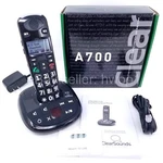 Clearsounds A700 Dect 6.0 Amplified Telephone Handset W/ Base +new Batts, In Box. Fixed Price $72.54.