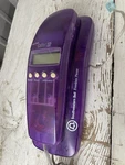 Freedom Phone Rare Vtg See Through Translucent Purple Southwestern Bell Nl. Fixed Price $30.00.
