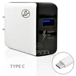 2.1A Wall Travel Ac Home Charger Adapter With White Usb Type-c Data Sync Cable. Fixed Price $14.08.