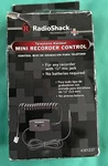 Radioshack Telephone Handset Mini Recorder Control 43-1237 New-open Box. Fixed Price $12.99.