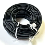 18FT Telephone Modular Line Cord Cable Extension Wire RJ11 Black / White. Fixed Price $6.99.