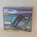 Vtg Translucent Lenoxx Sound PH-549 Land-line Caller Id Waiting W/box Works. Fixed Price $22.00.