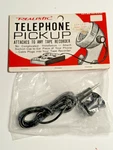 New Vintage Radio Shack Telephone Pickup Attach To Tape Recorder Sealed. Fixed Price $10.00.