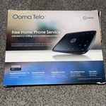 Ooma Telo Free Home Phone Service - Black With Box And Accessories. Fixed Price $48.88.