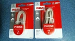 Rca Phone Line Cord 7 Ft. Ivory Lot Of (TP210R) Fs. Fixed Price $10.00.