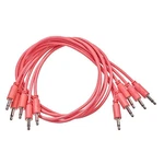 Black Market 30" 3.5MM Modular Synthesizerpatch Cable 5-PACK Neon Peach. Fixed Price $12.99.