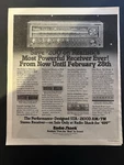 Vtg 1980S Ad, Radio Shack STA-2100D Am/fm Sterio Receiver, Sound System, Music. Fixed Price $7.99.