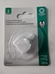 Jasco 76191 Power Gear Duplex In-wall Phone Splitters Adapters White-brand New. Fixed Price $5.85.