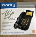 Clarity Alto Plus Amplified Big Button Corded Phone Hearing Impaired TIA-4953. Fixed Price $44.99.