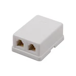 Audiovox TP2662WHR Dual Modular Phone Jack, White - Quantity. Fixed Price $21.64.