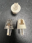 Softalk Twisstop Easy Install Rotating Phone Cord Detangler, Ivory Clear. Fixed Price $9.99.
