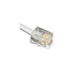 Cablesys ICLC425FSV 25FT 6P4C Line Cord RJ-11 Male Satin Silver. Fixed Price $16.02.