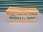 Sharp FO-50ND Toner Cartridge Black New Box Genuine Oem Sealed. Fixed Price $17.50.