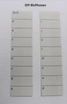 5-PACK Lot Paper Desi Label Strip 6416D Phone Avaya At&t Lucent Replacement. Fixed Price $6.96.