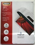 Fellowes Thermal Laminating Pouches, Letter Size, Mil, 50. Fixed Price $26.99.