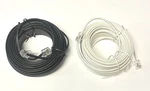 18FT Telephone Modular Line Cord Cable Extension Wire RJ11 Black / White. Fixed Price $6.99.